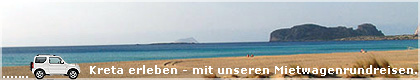 Mietwagenrundreisen auf Kreta.