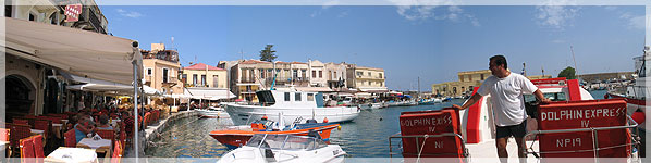 Am Hafen von Rethymnon