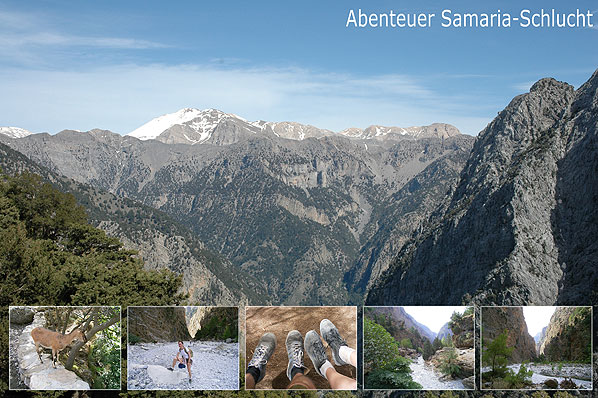 Abenteuer Samaria Schlucht
