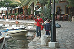 Spielende Kinder in Agios Nikolaos