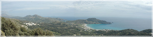 Auf der Strasse von Frangokastello nach Plakias