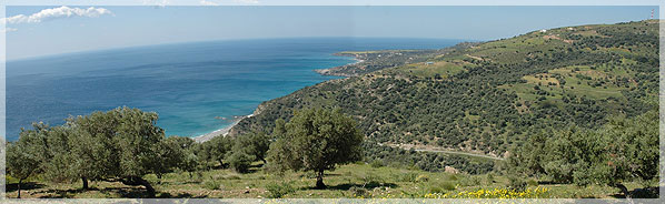 Blick auf Bucht von Plakias
