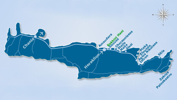 Kreta Karte