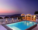 Das Hotel Andromeda in Imerovigli auf Santorin.