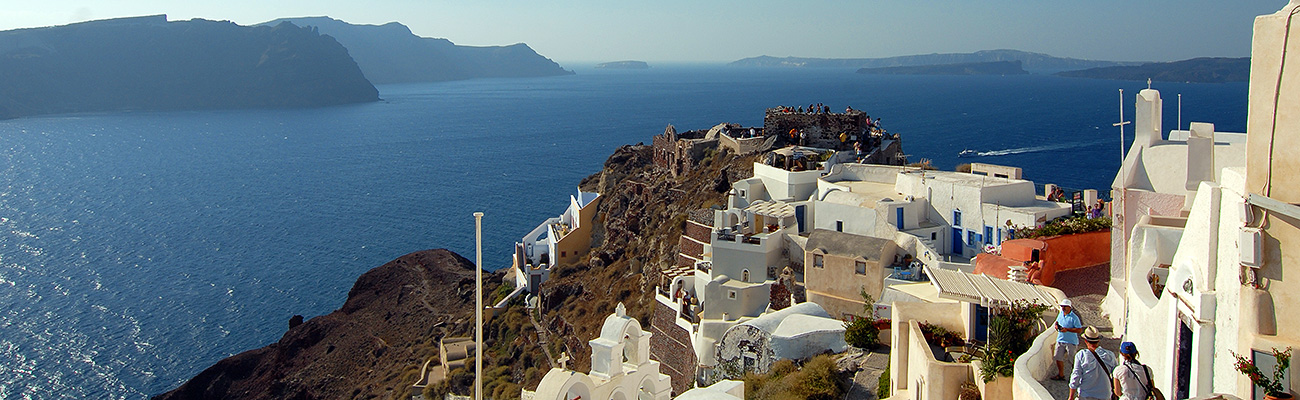 Santorin - Weitblick bis zum Horizont der seines gleichen sucht