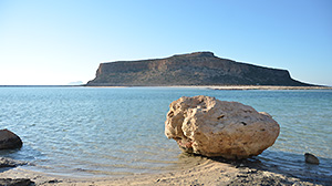 Baden beim Traumstrand von Balos Beach