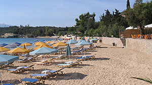 Baden in der Bucht von Marathi auf der Halbinsel Akrotiri